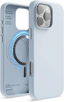 Produktbild von Elago MagSafe Silikonhülle für iPhone 16 Pro Max Hellblau