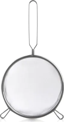 Obrázek produktu pro Orion | Kuchyňský cedník - stříbrný - průměr 20 cm - nerezová ocel - praktické rukojeti