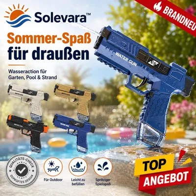 Produktbild von Hochdruck Wasserpistole Blau, Wasserspielzeug für Sommer, Garten, Pool & Strand