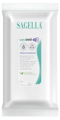 Immagine prodotto di Sagella hydramed Salviette detergenti 15 pz.