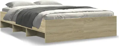 Obrázok produktu pre vidaXL Rám postele bez matraca Sonoma dub 120x200 cm materiál na báze dreva