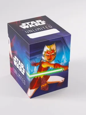 Zdjęcie produktu dla Pudełko na karty Gamegenic - Star Wars: Unlimited Soft Crate Ahsoka/Grievous