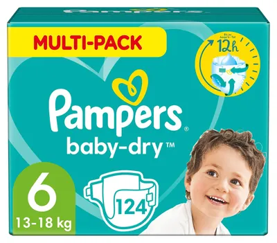 Zdjęcie produktu dla Pieluchy Baby-Dry - Rozmiar 6 - Opakowanie na 1 miesiąc