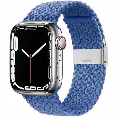 Produktbild von Crong Wave Band - Geflochtenes Armband für Apple Watch 38/40/41/42 mm (blau)