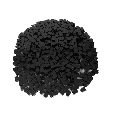 Obrázok produktu pre LEGO® 1x1 kocky Vysoké kocky Čierna - 3005 NEW! Množstvo 100x