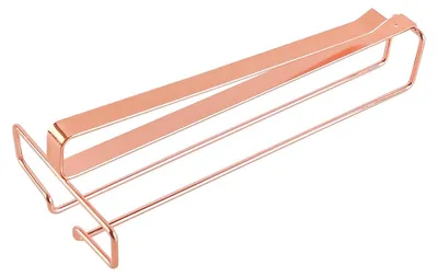 Weinglas-Hängeregal 26 cm, Roségold, für Küche & Bar