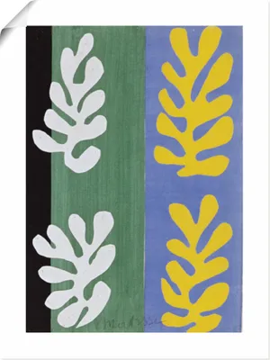 Produktbild von ARTland Poster Komposition (Der Samt). 1947 Größe: 45x60 cm
