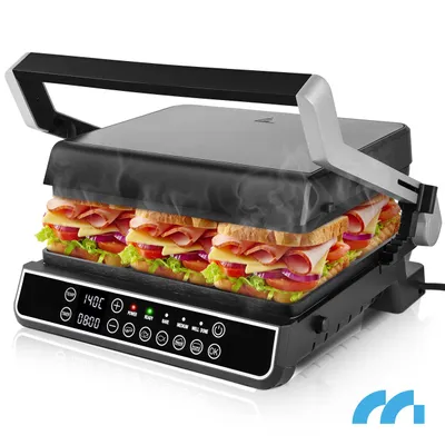 Zdjęcie produktu dla Opiekacz rozkładany grill elektryczny do panini sm5000w-pro
