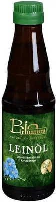 Produktbild von Rinatura Leinöl kaltgepresst  250 Ml Flasche  Vegan  Leicht bitter, nussiger Geschmack