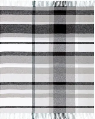 Produktbild von Biederlack Plaid Harmony Farbe Grey Größe 130 x 170