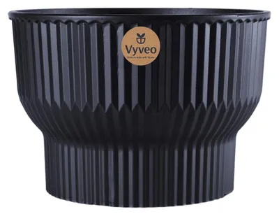 Productafbeelding van Vyveo - Bloempot Norma - Zwart - 35x24