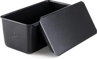 Zdjęcie produktu dla Forma do pieczenia chleba z pokrywką, przeznaczona do chleba i tostów – wyjątkowo wysoka, do 260°C – prostokątna, 23 x 11 x 10 cm