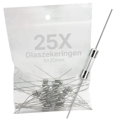 Produktbild von VLTG Glassicherung Lötdraht 5 x 20 mm 5 A flink F 250 V AC 25 Stück