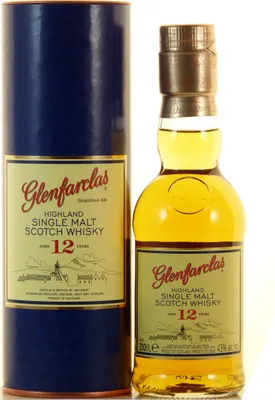 Produktbild von Glenfarclas Highland Single Malt Scotch Whisky, 12 Jahre, 43% Vol. 0,2 l