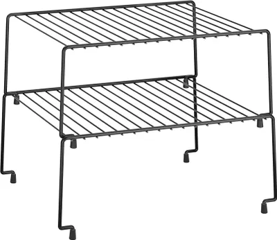 Produktbild von METALTEX 361306000 Level-2 Lava Schrankeinsatz 33 x 23 x 13 cm, 2er Set, TouchTherm, matt schwarz