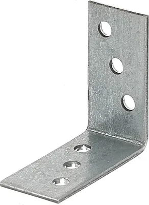 Obrázek produktu pro GAH-Alberts 330187, Ocel, Úhlový držák, Ocel, Pozinkovaný povlak Sendzimir, 5 mm, 12 kusů