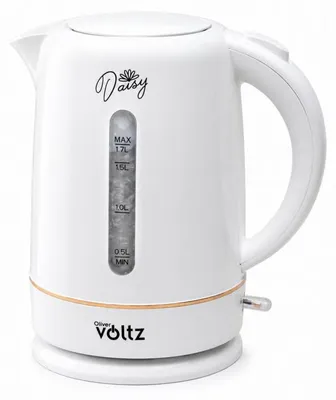Obrázek produktu pro Rychlovarná konvice Oliver Voltz Daisy OV51230W, 2200 W, 1,7 l, Automatické vypnutí, Bílá