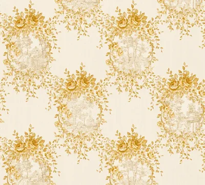 Produktbild von A.S. Création Vliestapete Château 5 Tapete beige metallic 10,05 m x 0,53 m 344993 34499-3
