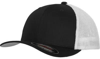 Obrázek produktu pro Flexfit Mesh Trucker Trucker Cap mit BW schwarz/weiß S/M