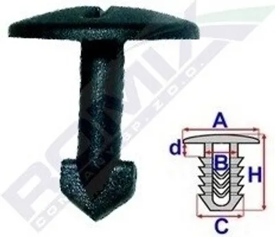 Produktbild von 5x ROMIX C10134 Clip Zier- / Schutzleiste