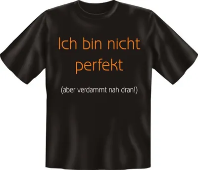 Produktbild von Ich bin nicht perfekt - Textilien - T-Shirt