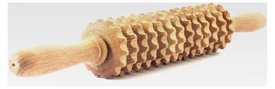 Produktbild von Anti-Cellulite Massagegerät Massageroller mit Griff aus Holz 40 cm