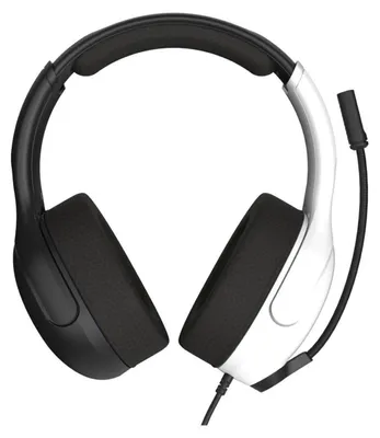 Produktbild von Turtle Beach Airlite Fit Schwarz und Weiß Wired Gaming Headset Offiziell Lizenziert für Nintendo Switch, Lite und OLED – Flip-to-Mute Mic, Over-Ear Premium Komfort, Kabelgebunden, 20 - 20000 Hz, Gaming, 228 g, Kopfhörer, Schwarz, Weiß