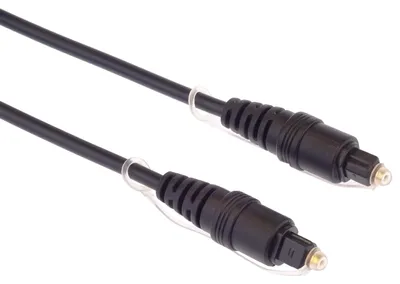 Produktbild von Optisches Audiokabel Toslink 3m für HiFi Stereoanlage schwarz