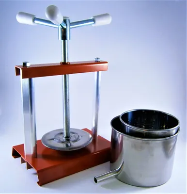 Produktbild von Käsepresse - Edelstahl 2L, Obstpresse, Traubenpresse, Fruchtpresse