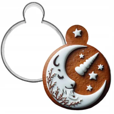 Produktbild von EkoForemki Ausstecher Bombka Plätzchen 6 cm Weihnachten