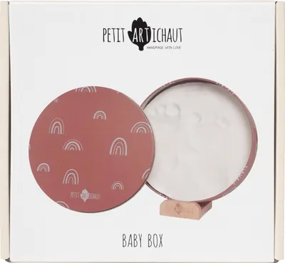 Immagine prodotto di PETIT ARTICHAUT Babyabdruck Dose "Rainbow Terracotta" 617027 3700552370879