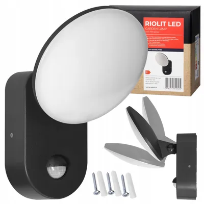 Obrázek produktu pro Adviti Venkovní nástěnné LED svítidlo s PIR senzorem 15W IP65