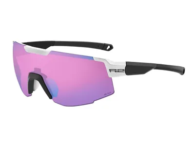 Produktbild von R2 Edge White/Pink/Blue Revo Fahrradbrille
