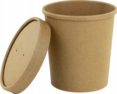 Produktbild von Suppenbehälter, Papierbehälter, Suppentasse 450 ml 25 Stück eco