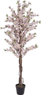 Produktbild von artplants.de Künstlicher Kirschbaum KUMIKO, rosa, 150cm - Kunstpflanzen Baum