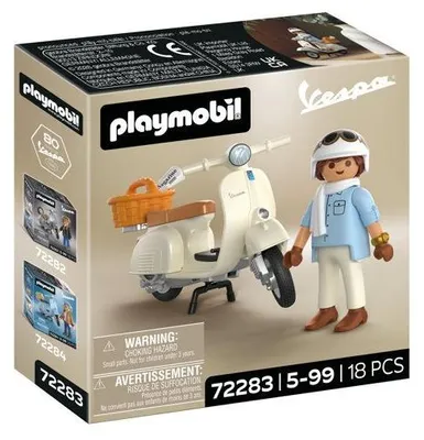 Zdjęcie produktu dla Zestaw konstrukcyjny PLAYMOBIL 72283 Vespa, 80. rocznica, styl klasyczny, 18 elementów, od 14 roku życia