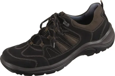 Produktbild von Waldläufer Hayo, Outdoor-Halbschuh, Nubukleder, schwarz / braun, Weite H 415007-691-742 41