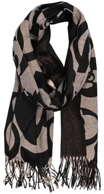 Produktbild von Agrafka Damen Schal Blumenmuster Glanzfaden Elegant 180x70