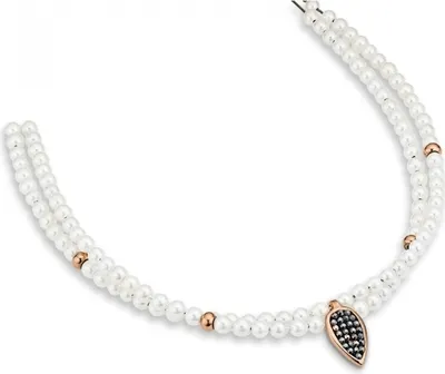 Produktbild von CEM ST9-139C 4-202911-001 Damen Halskette Edelstahl Collier mit Muschelperlen
