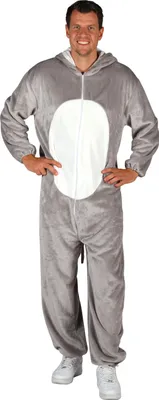 Produktbild von Kostüm Overall Plüsch Maus, Groesse:XL/XXL