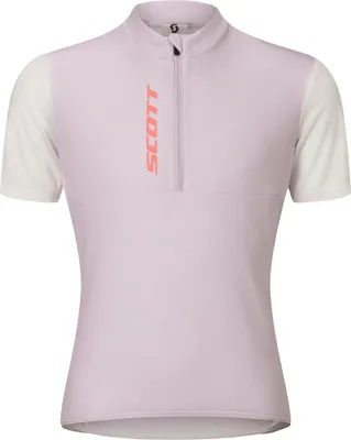 Produktbild von Scott Junior Kurzarmtrikot Baumwolle white/bliss pink M (140)