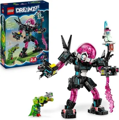 Zdjęcie produktu dla Klocki LEGO Dreamzzz Mateo kontra Cyber-Robot, Zestaw Konstrukcyjny 8 Lat, 368 Elementów, Robot lub Skorpion