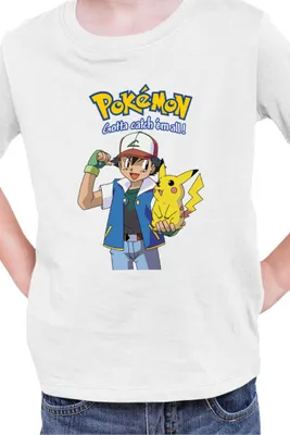 Produktbild von Kinder T-Shirt Japan Manga Anime Comics Pokemon 012, / Weiß