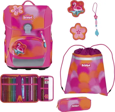 Produktbild von Scout Neo Florida Sunset Schulranzen Set 4tlg.