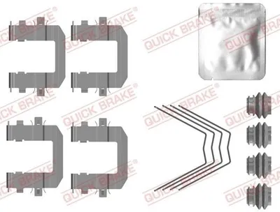 Produktbild von QUICK BRAKE 109-0131 Zubehörsatz Scheibenbremsbelag Vorne für HYUNDAI Kona (OS) für NISSAN NOTE (E12)