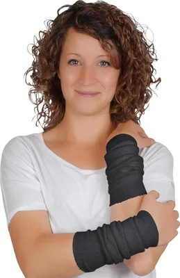 Produktbild von janastyle Gelenkwärmer, 1 Paar anthrazit Universalgröße