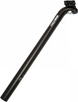 Image de ergotec 57781001 Tige de selle Hook Patents Ø 28,0 mm 400 mm en aluminium, noir