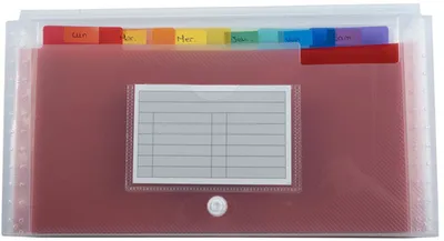 Produktbild von Fächermappe mit Griff 26x14 cm