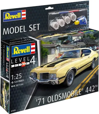 Produktbild von ModelSet auto 67695 - 71 Oldsmobile 442 Coupé (1:24)