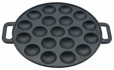 Produktbild von osoltus Poffertjes Pfanne Poffertjes Pfanne Förtchenpfanne 19 Poffertjes Ø 24cm